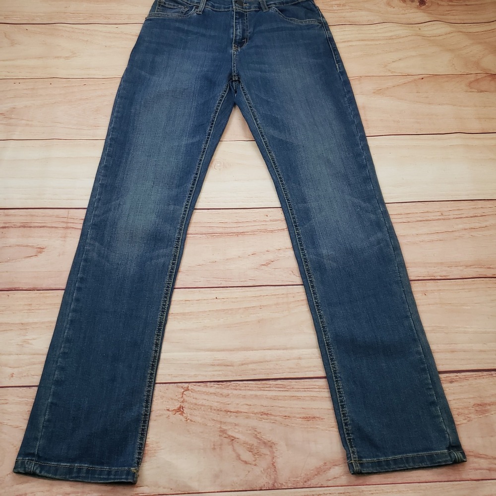 Levis Boys Performance 511 Slim Jeans Blue Denim Size 18 Reg 29x29 8188-L79
